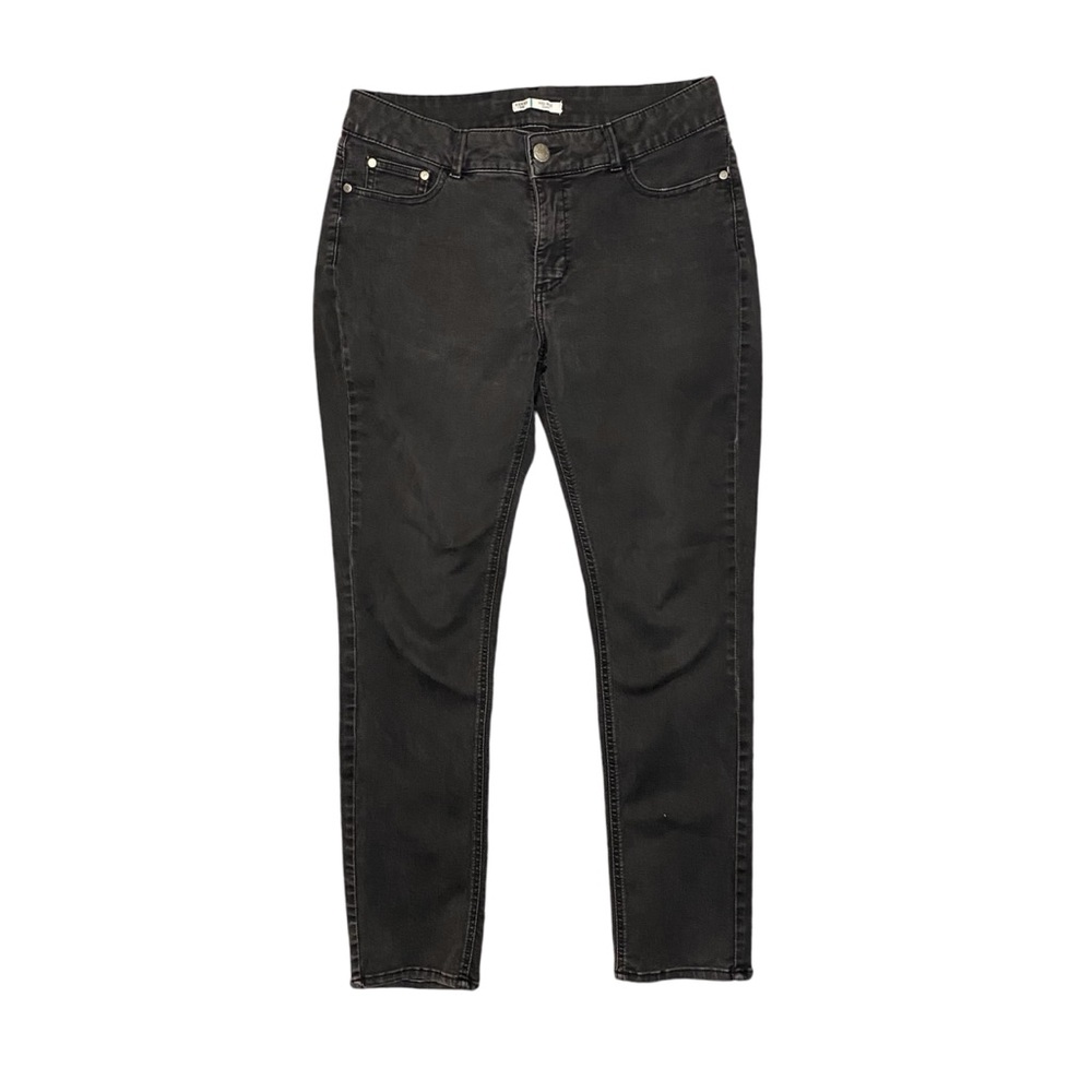 Riders by Lee Women's Mid Rise Stretchy Black Skinny Jeans